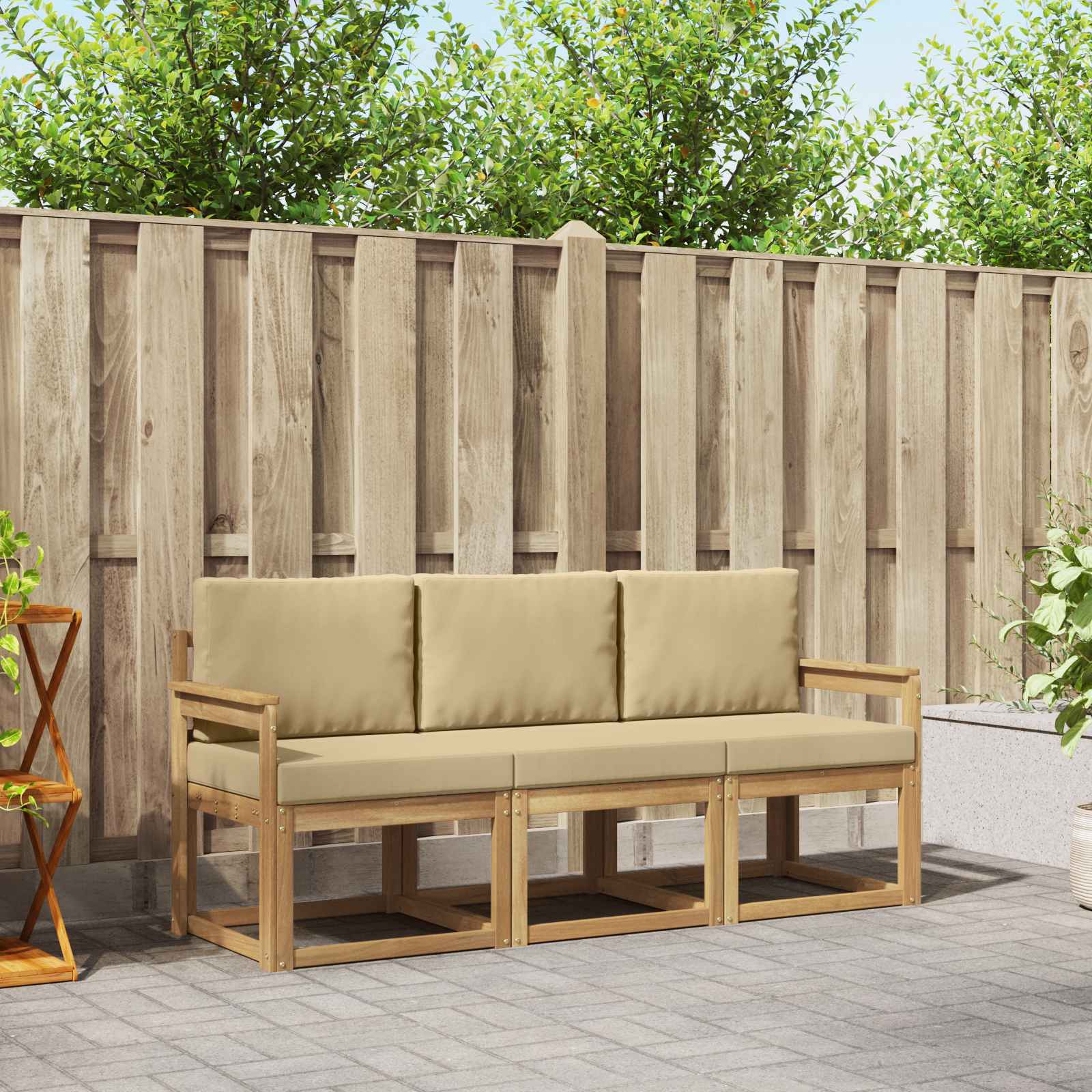 Outdoor-Sofagarnitur 3 stk.
