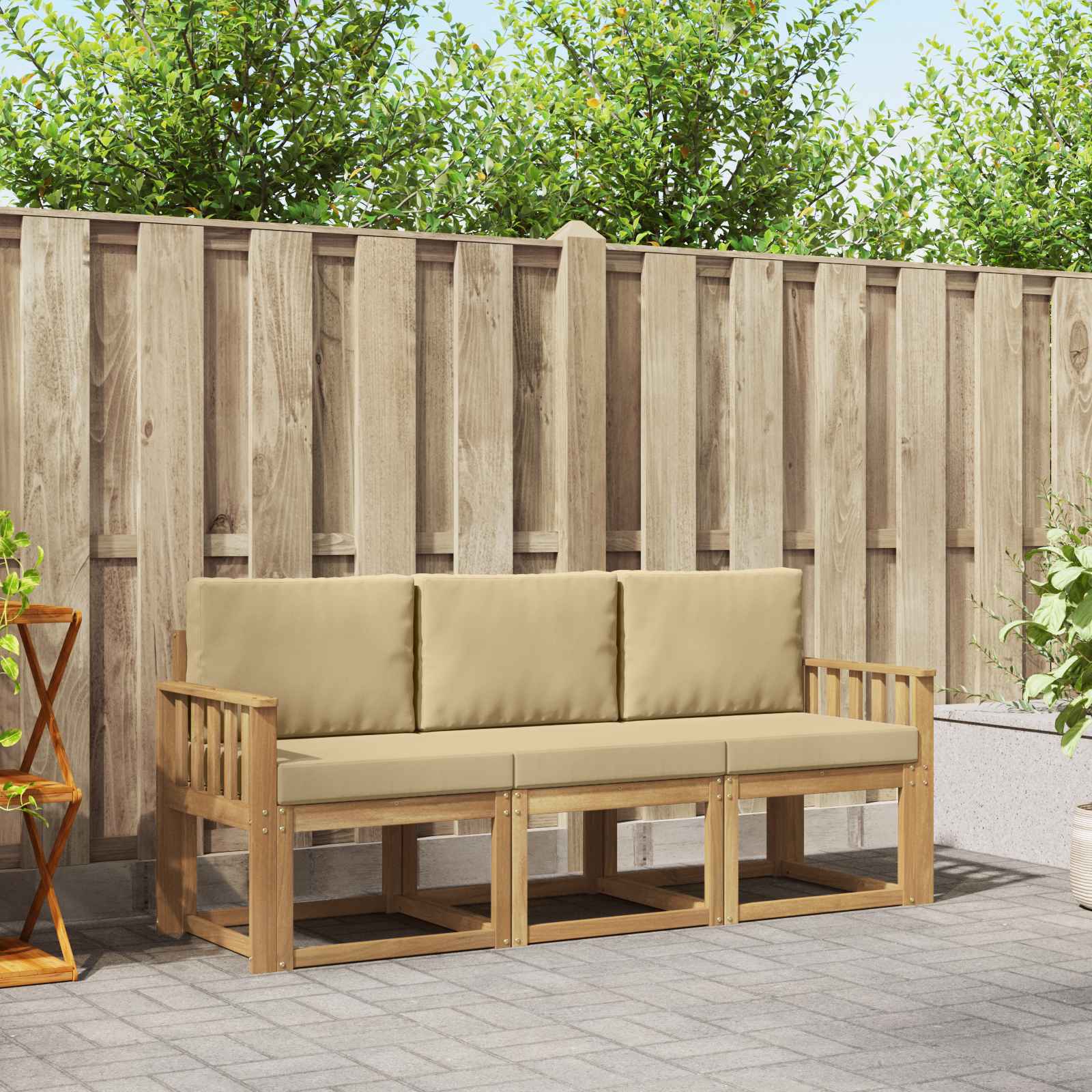 Outdoor-Sofagarnitur 3 stk.