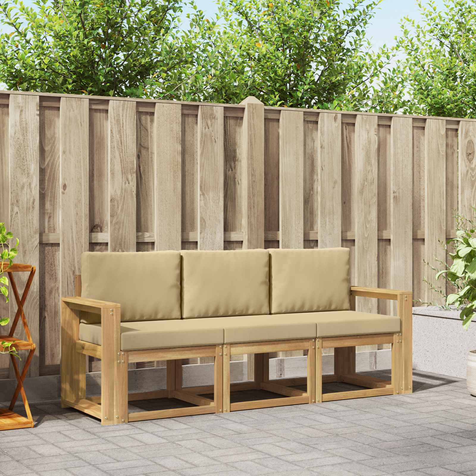 Outdoor-Sofagarnitur 3 stk.