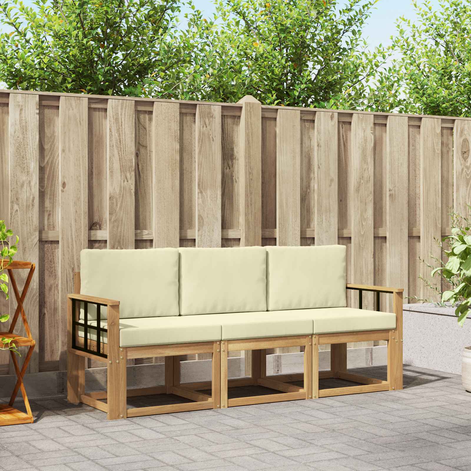 Outdoor-Sofagarnitur 3 stk.
