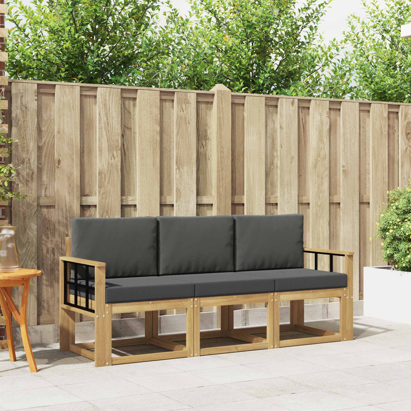 Outdoor-Sofagarnitur 3 stk.
