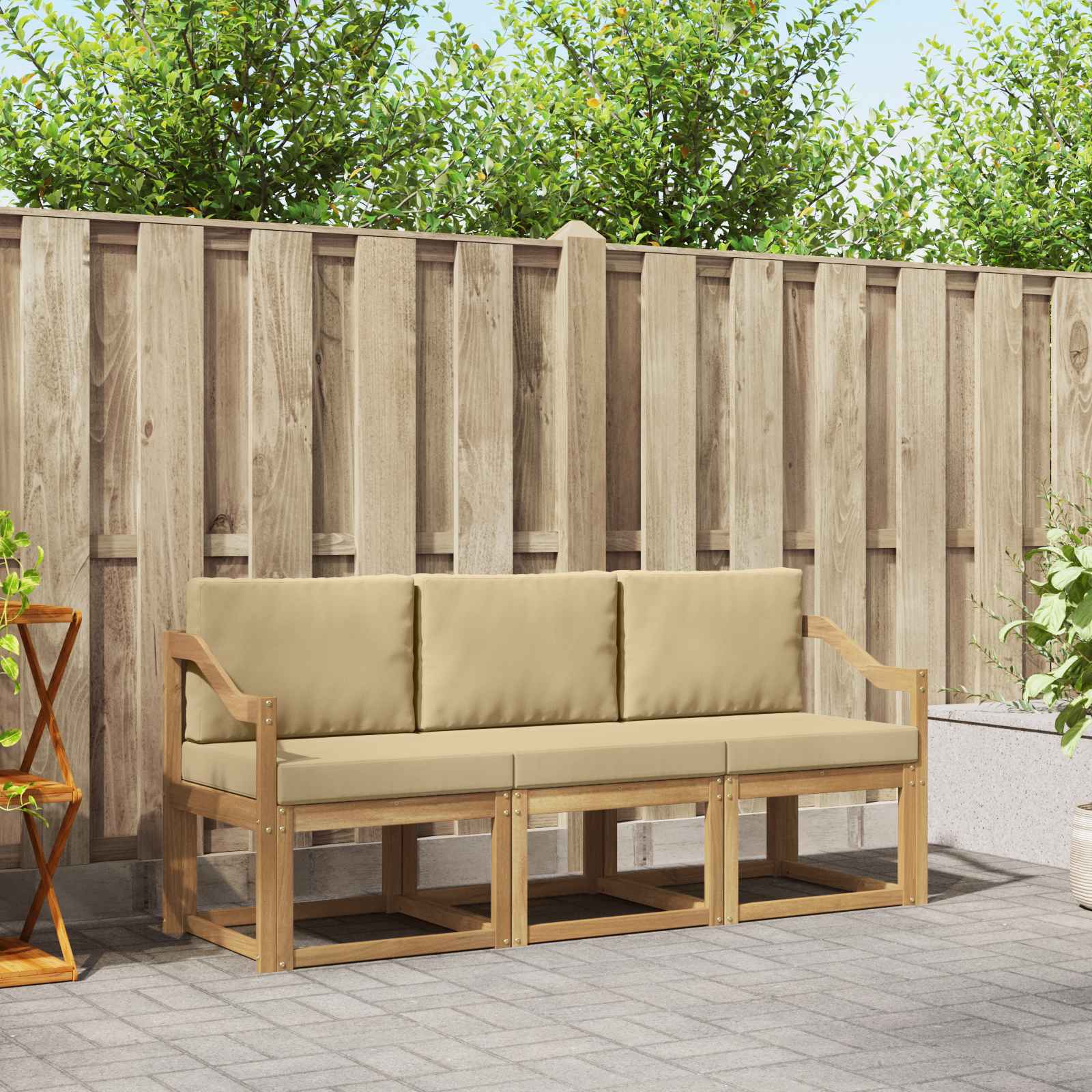 Outdoor-Sofagarnitur 3 stk.
