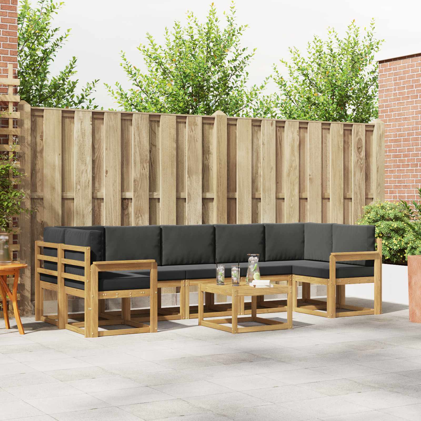 Outdoor-Sofagarnitur 6 stk.