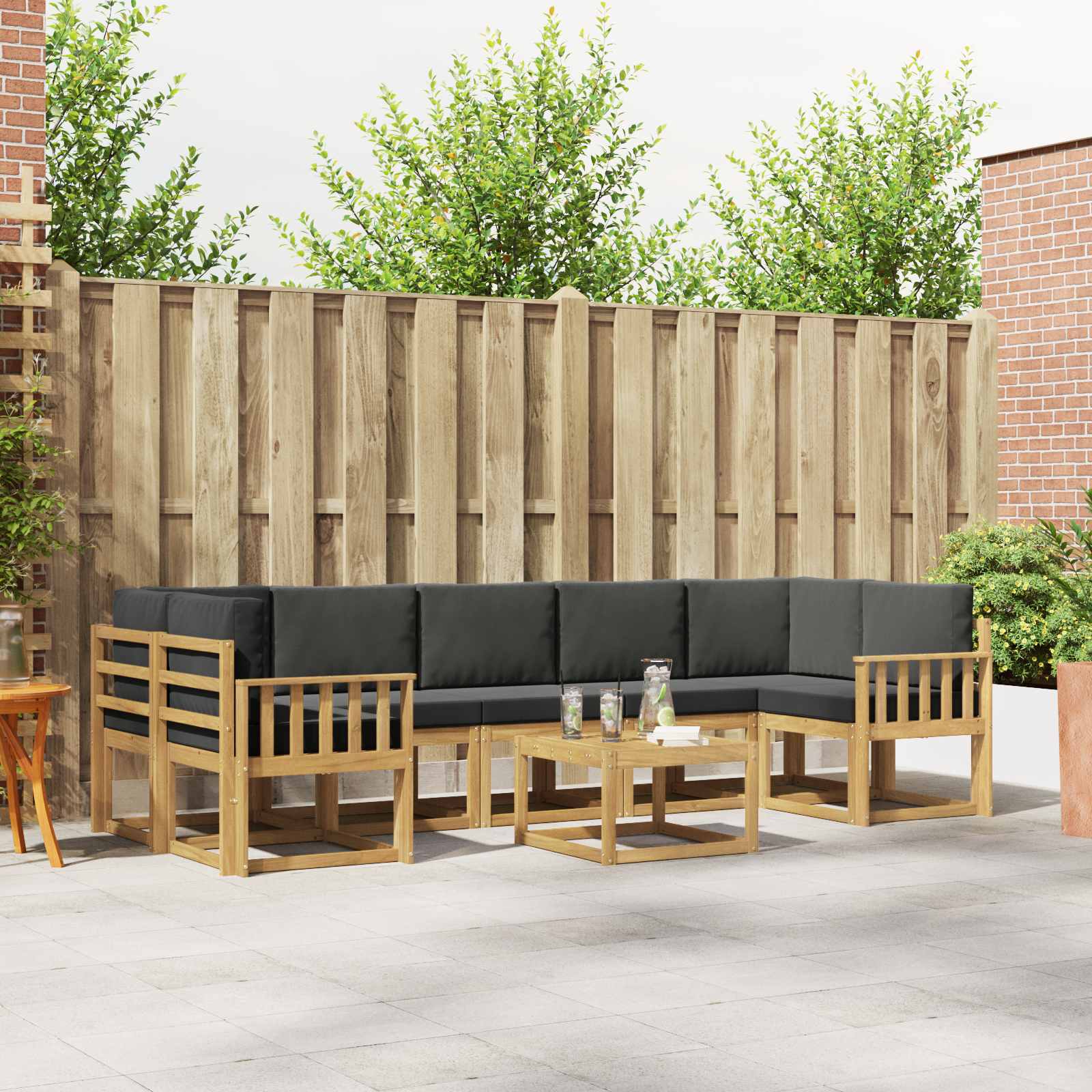 Outdoor-Sofagarnitur 6 stk.