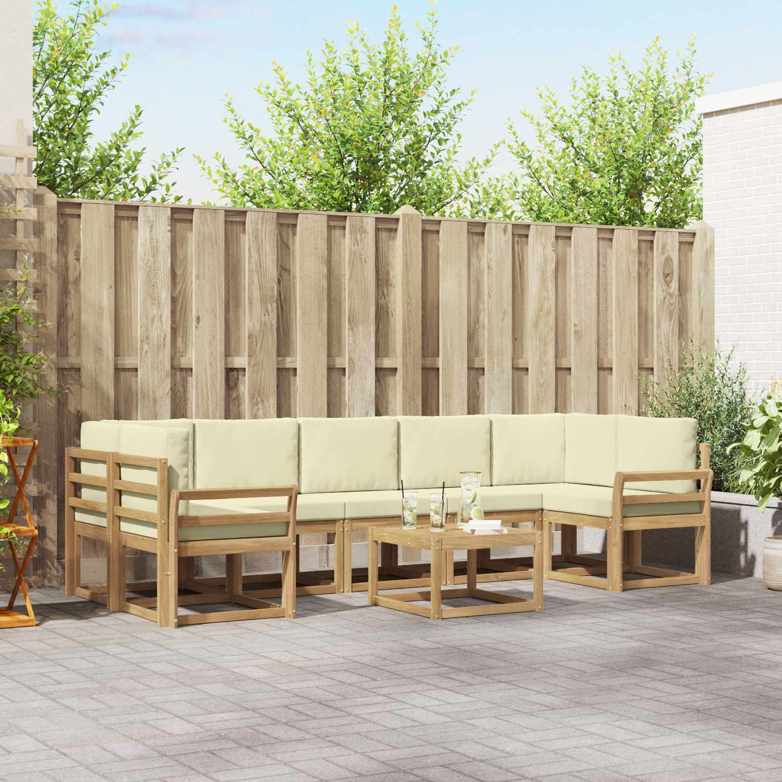 Outdoor-Sofagarnitur 6 stk.