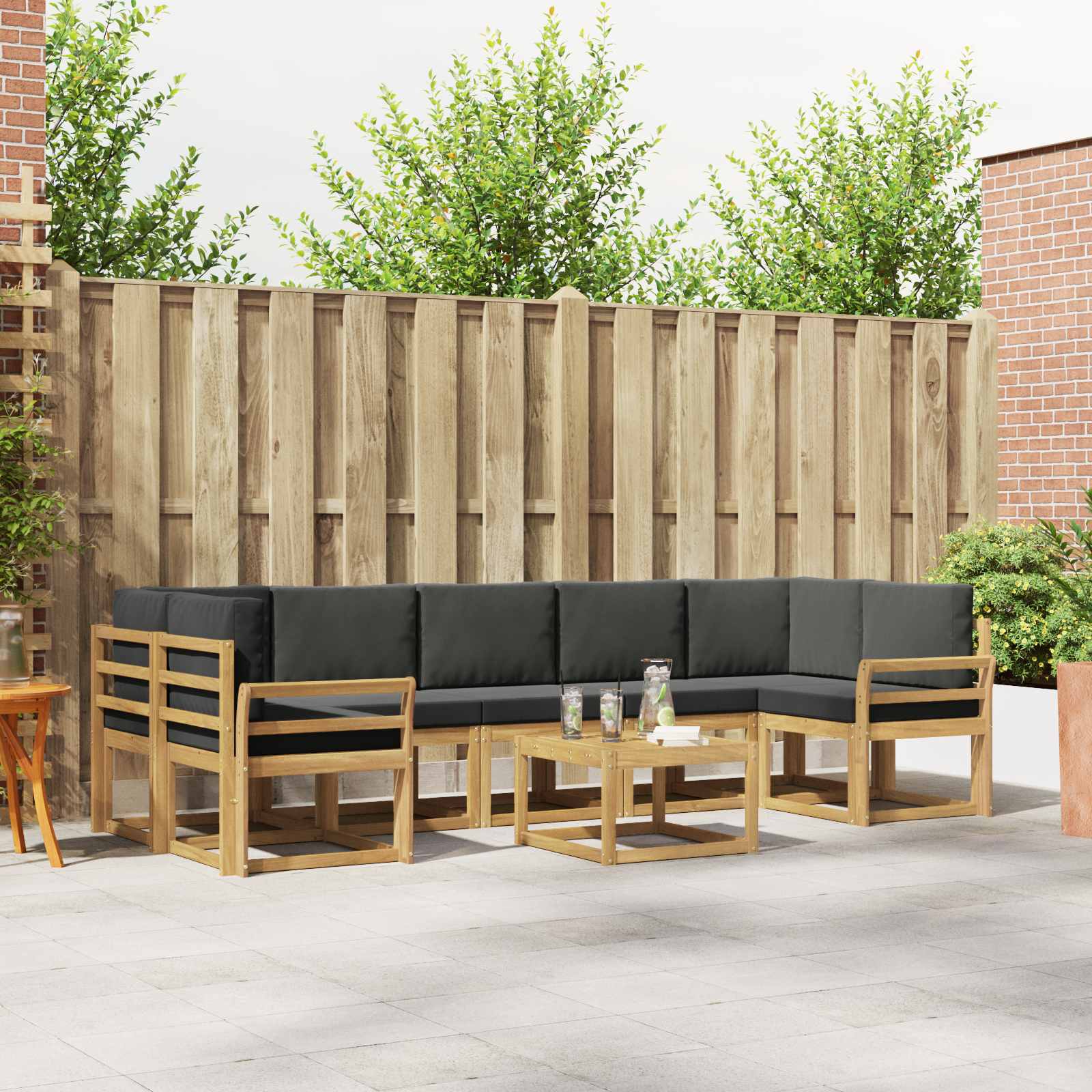 Outdoor-Sofagarnitur 6 stk.