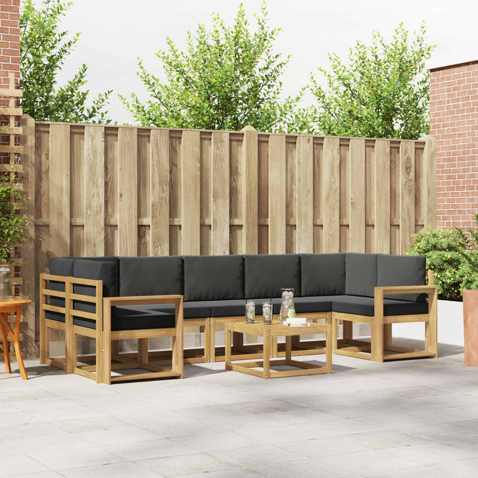 Outdoor-Sofagarnitur 6 stk.