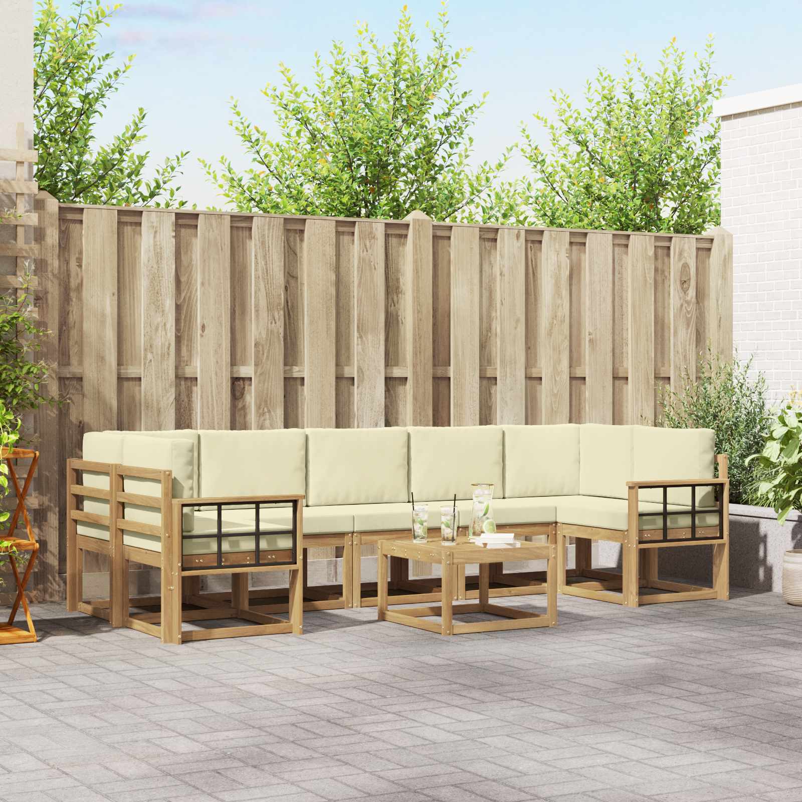 Outdoor-Sofagarnitur 6 stk.