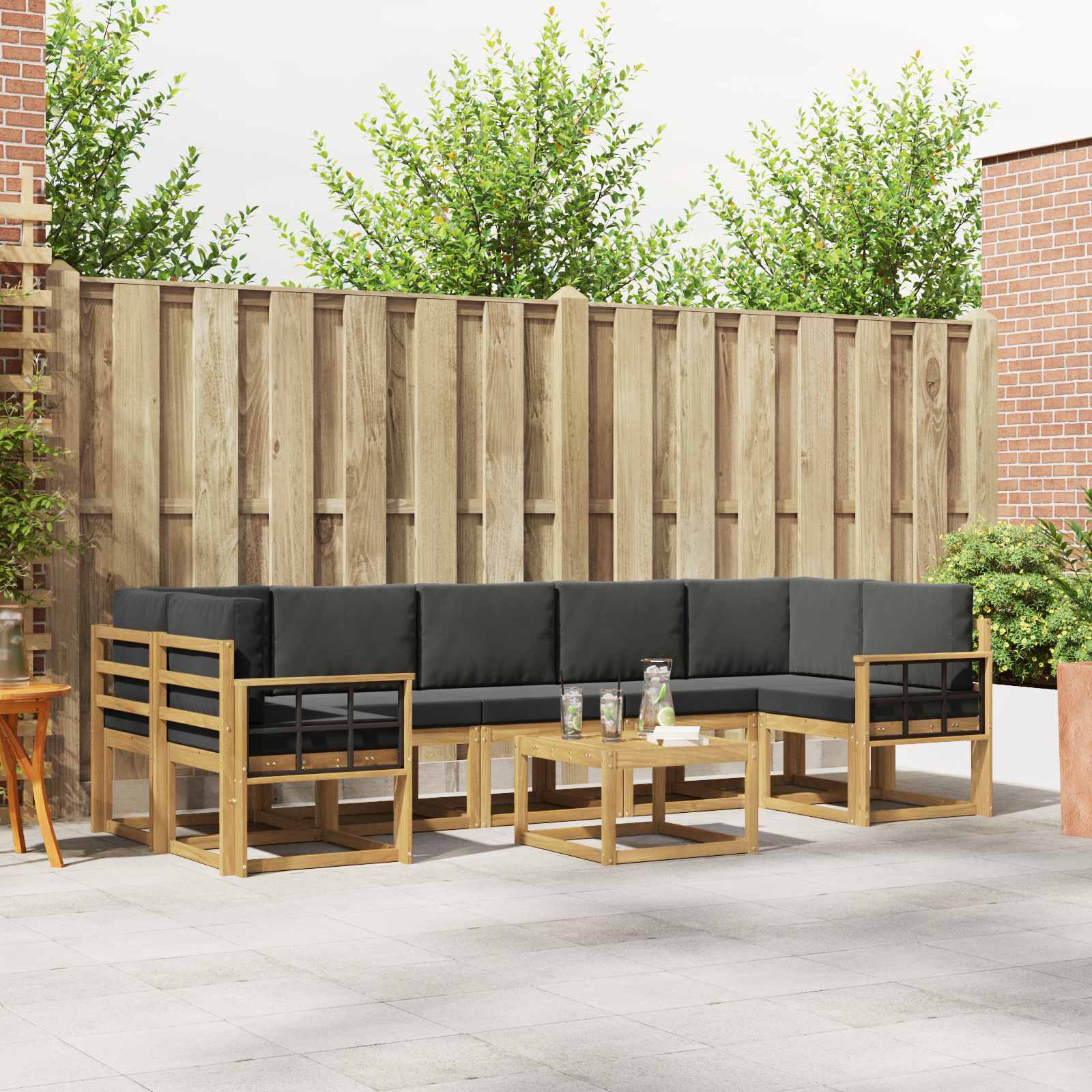 Outdoor-Sofagarnitur 6 stk.