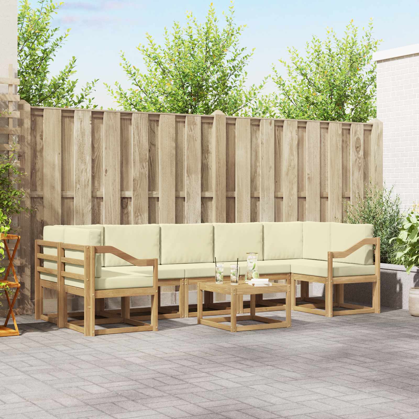Outdoor-Sofagarnitur 6 stk.
