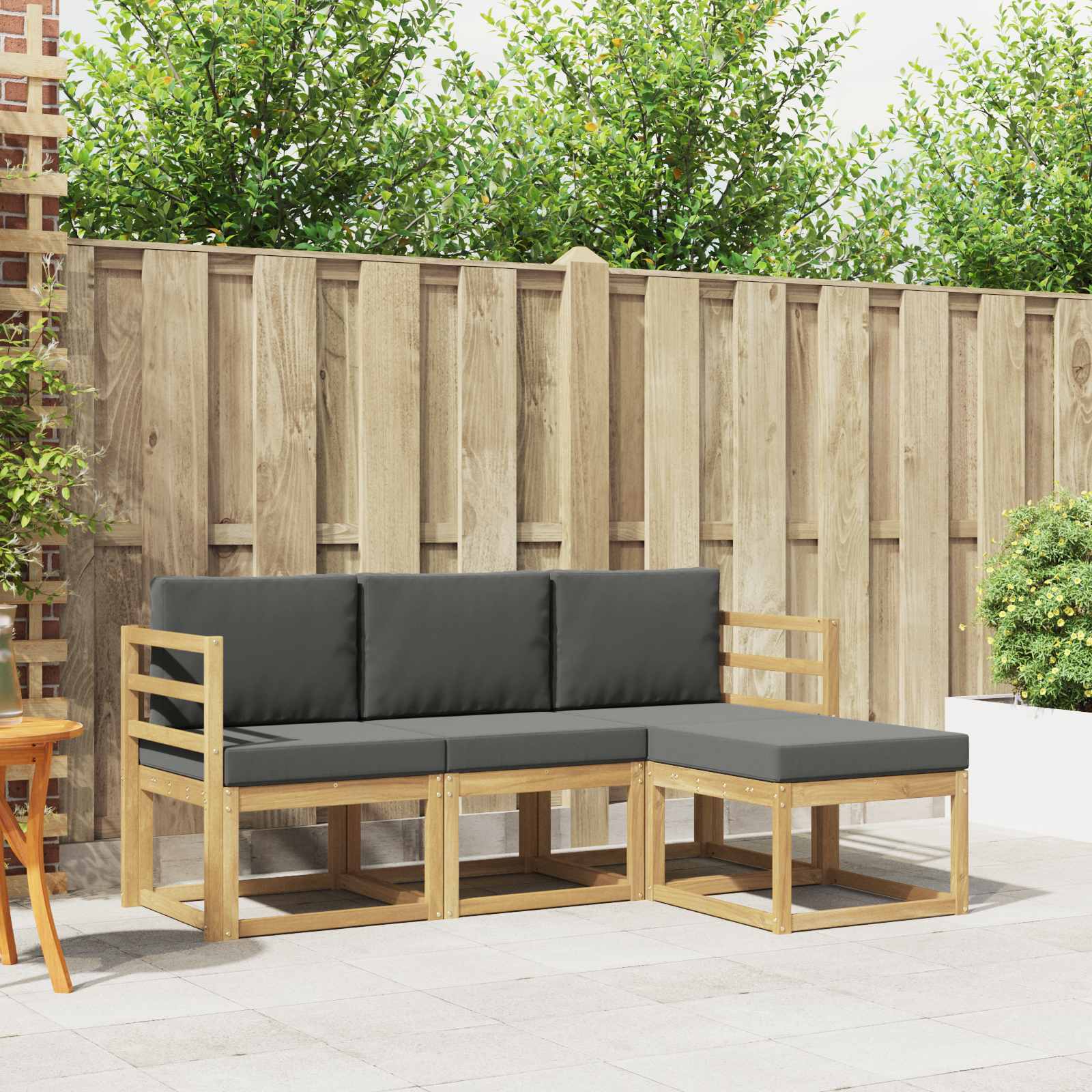 Outdoor-Sofagarnitur 4 stk.