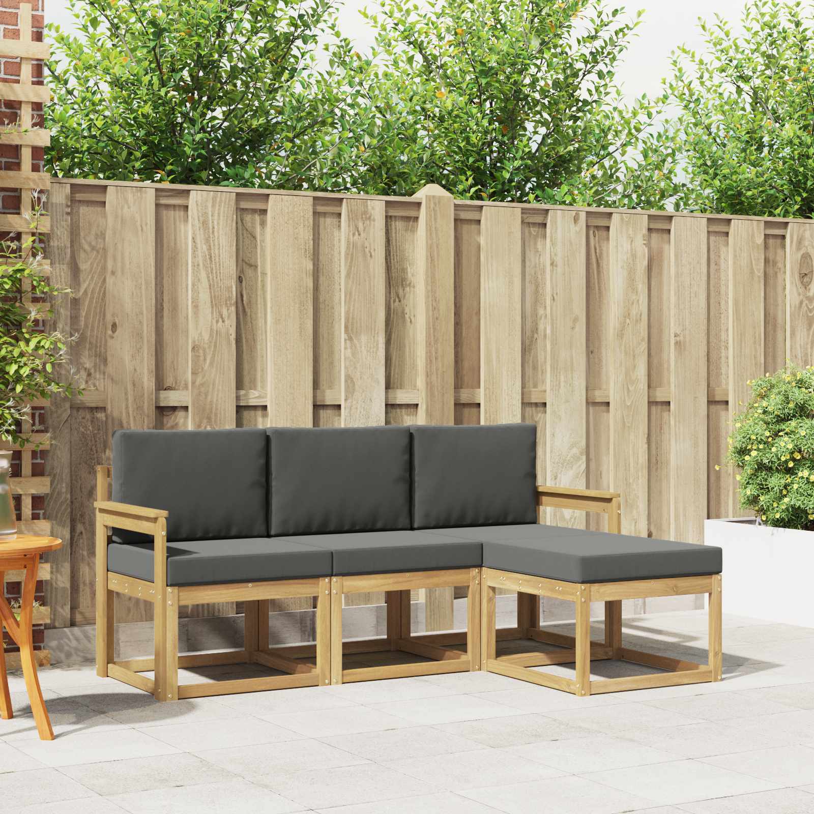 Outdoor-Sofagarnitur 4 stk.