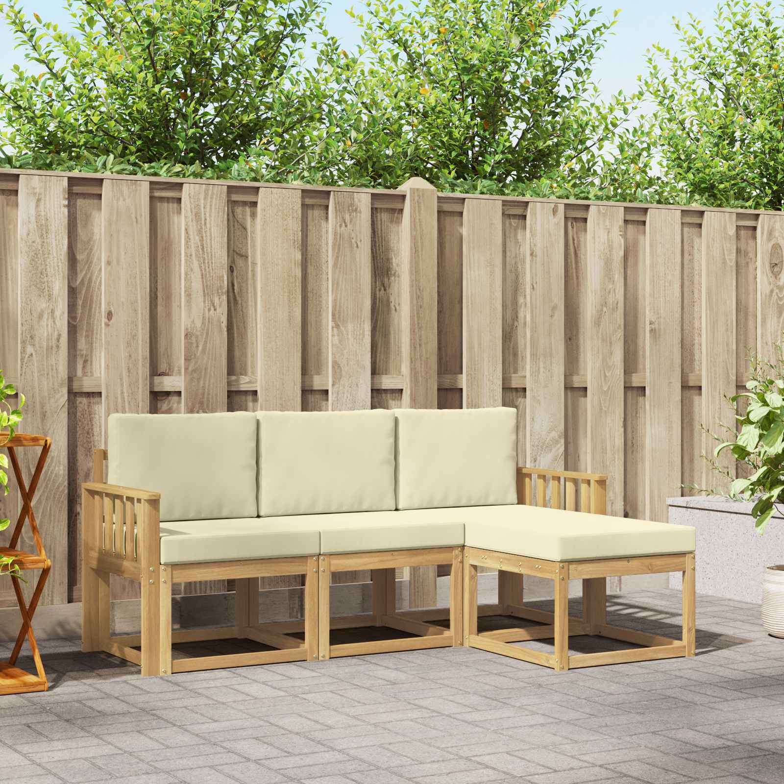 Outdoor-Sofagarnitur 4 stk.