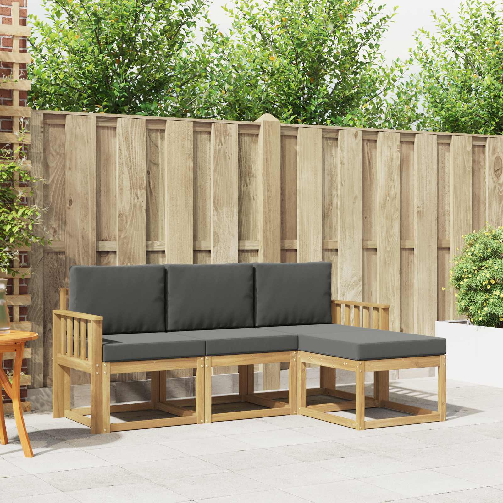 Outdoor-Sofagarnitur 4 stk.