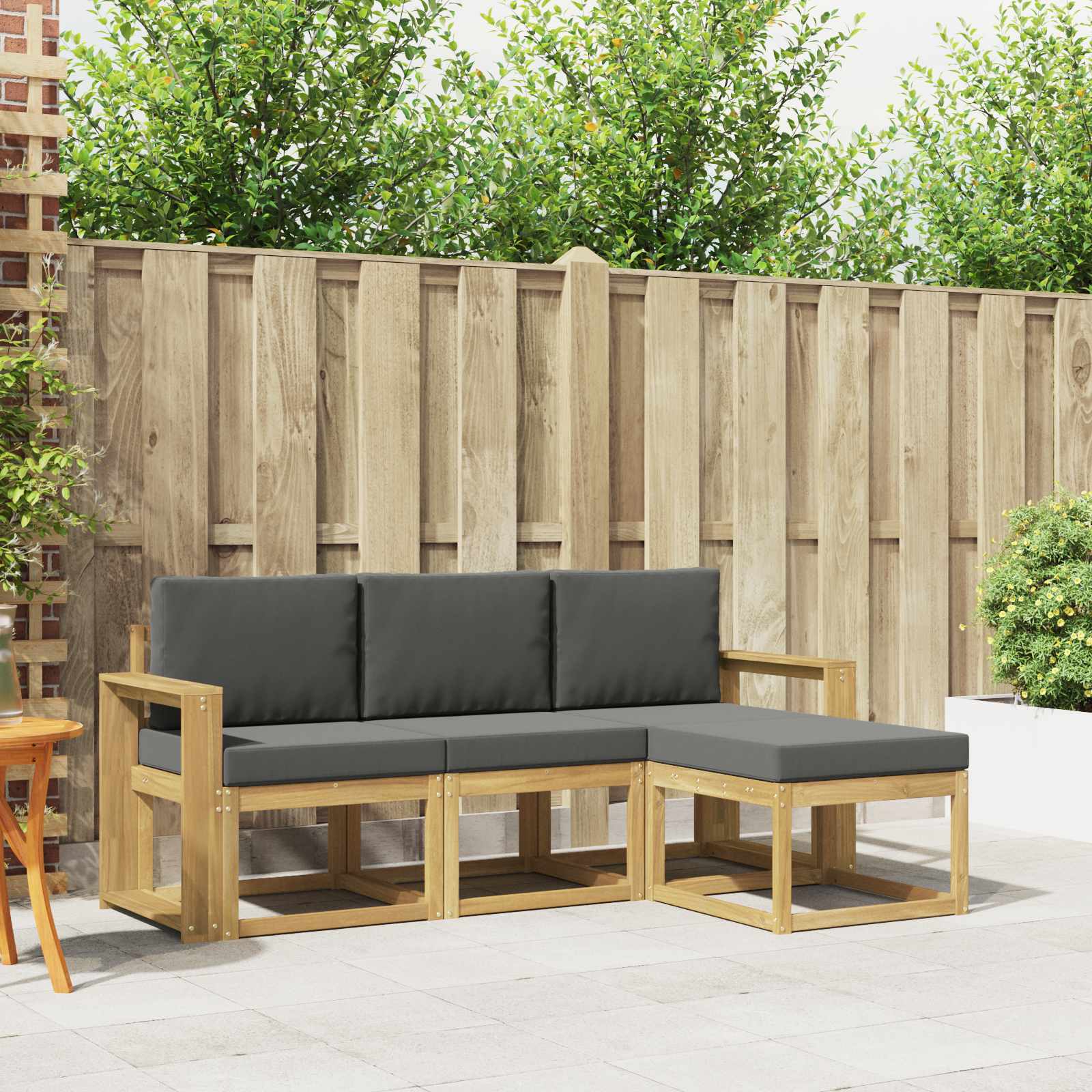 Outdoor-Sofagarnitur 4 stk.
