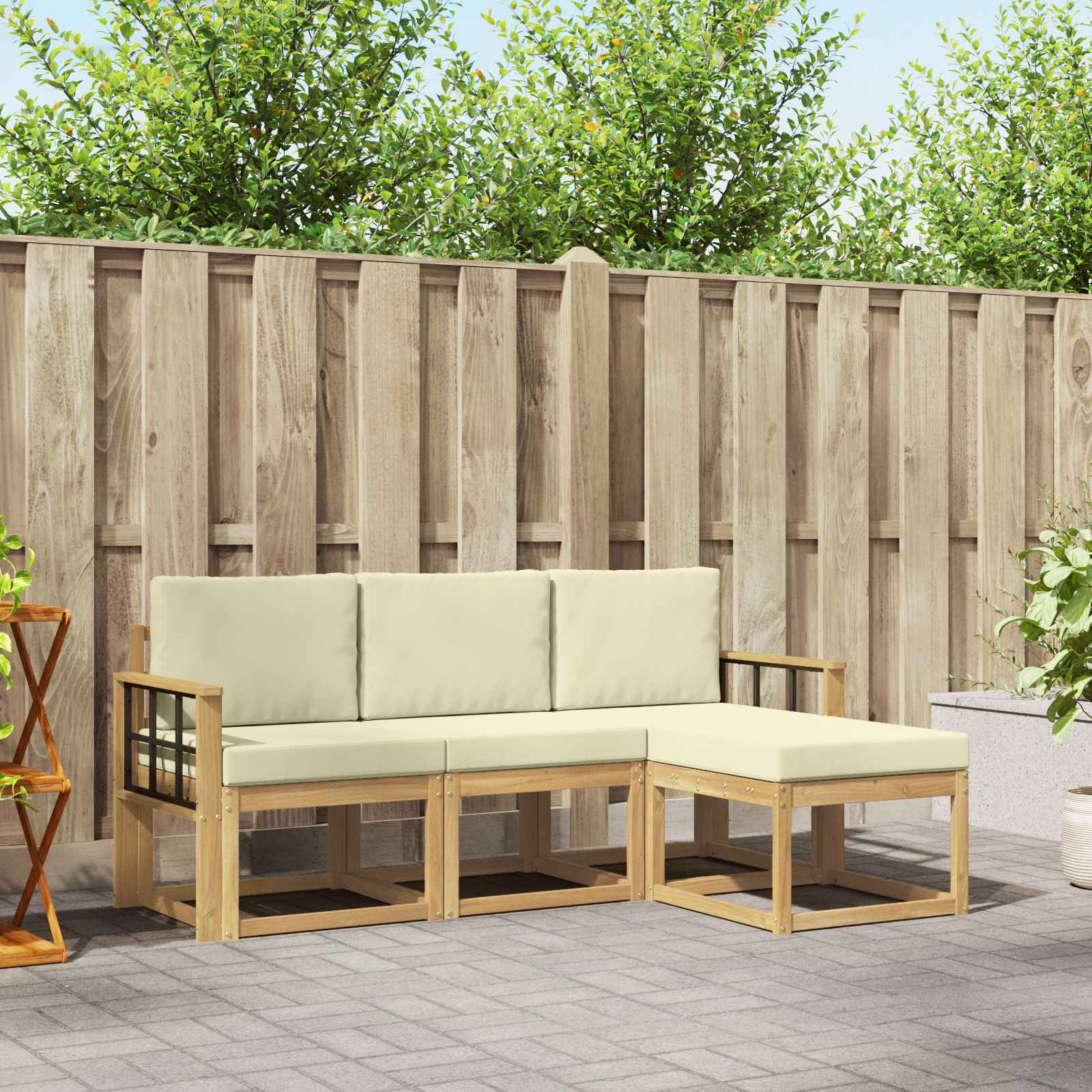 Outdoor-Sofagarnitur 4 stk.