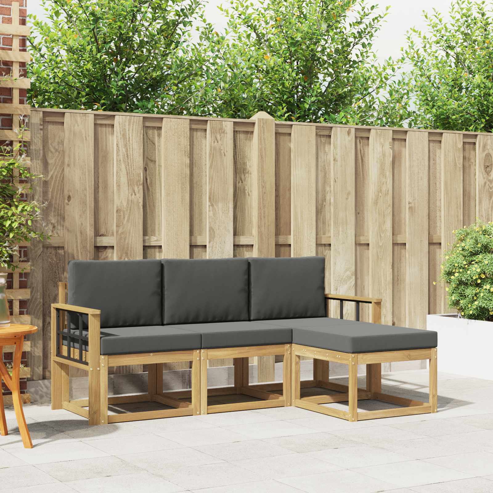 Outdoor-Sofagarnitur 4 stk.