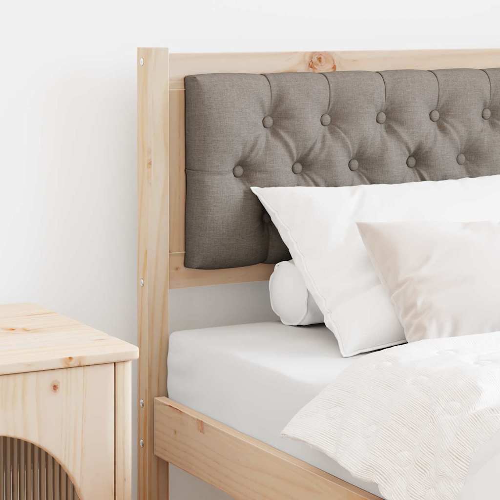 Kopfteil Sonstiges Braun und Taupe 80 cm Massivholz Kiefer
