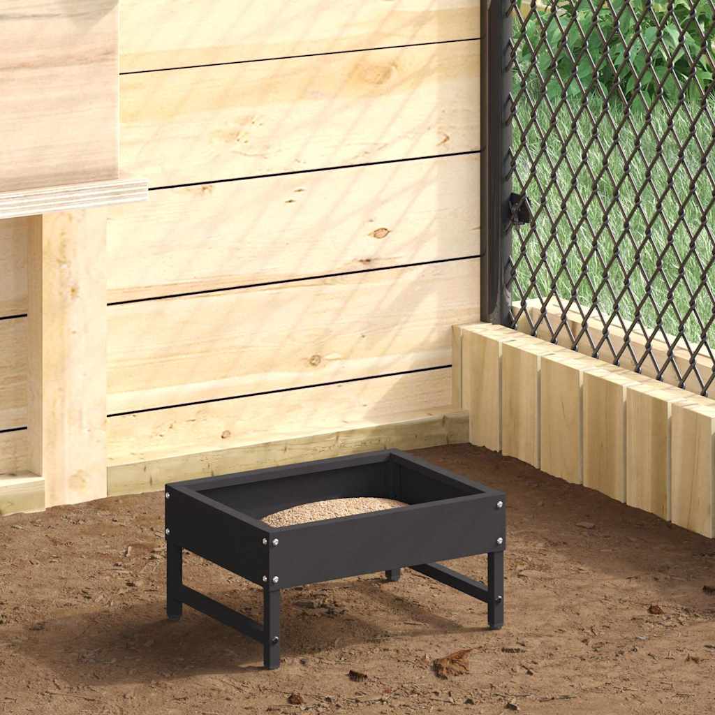 Vogel-Feeder Schwarz 34 x 26 x 16 cm Kaltgewalzter Stahl