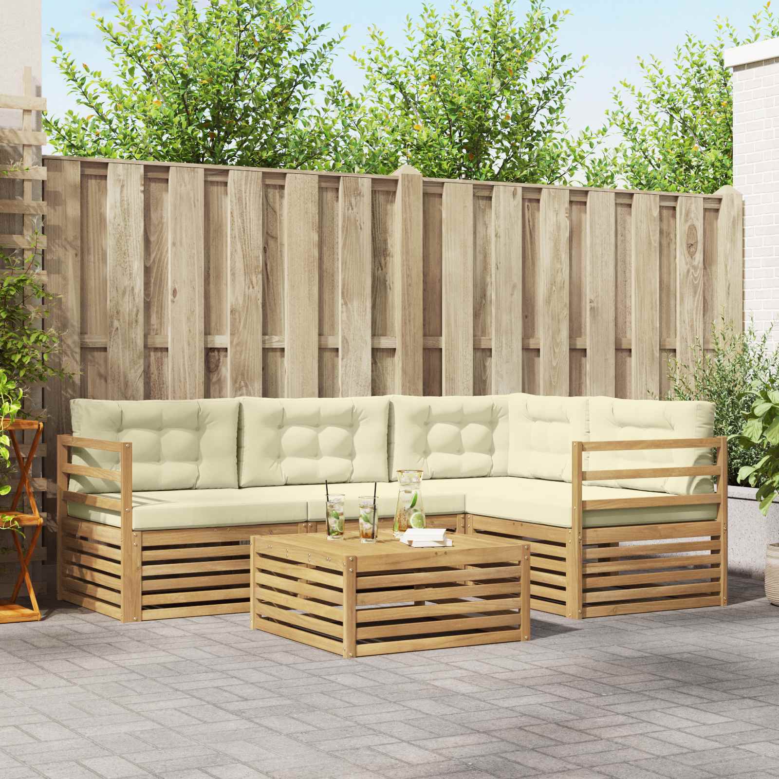 Outdoor-Sofagarnitur 5 stk.