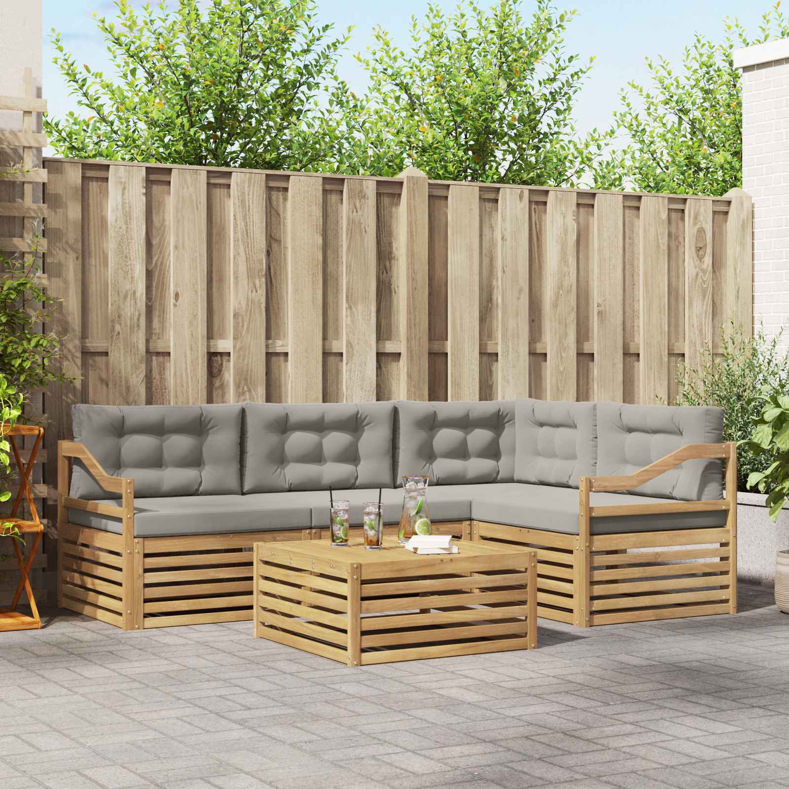 Outdoor-Sofagarnitur 5 stk.
