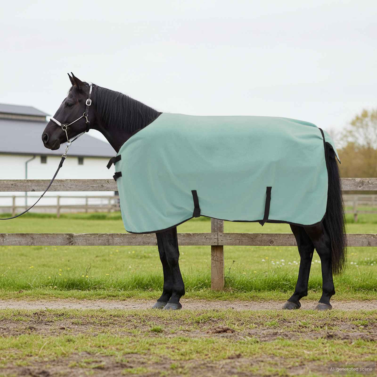 Pferdedecke Sondergrün 85 cm Polyester-Fleece