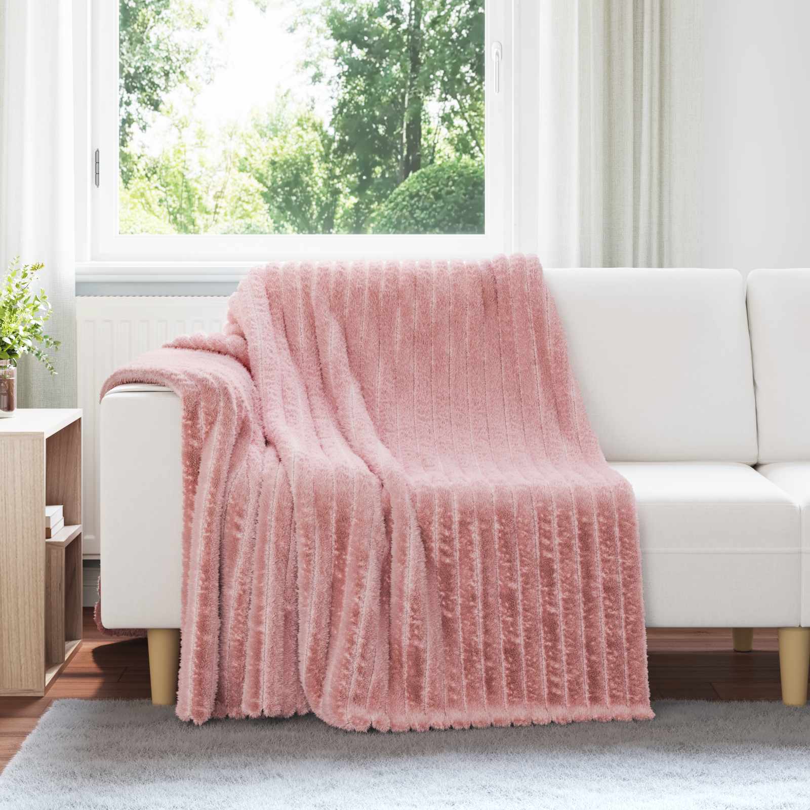 Wohndecken 6 stk. Rosa 200 x 150 cm 4.75 kg Fleece