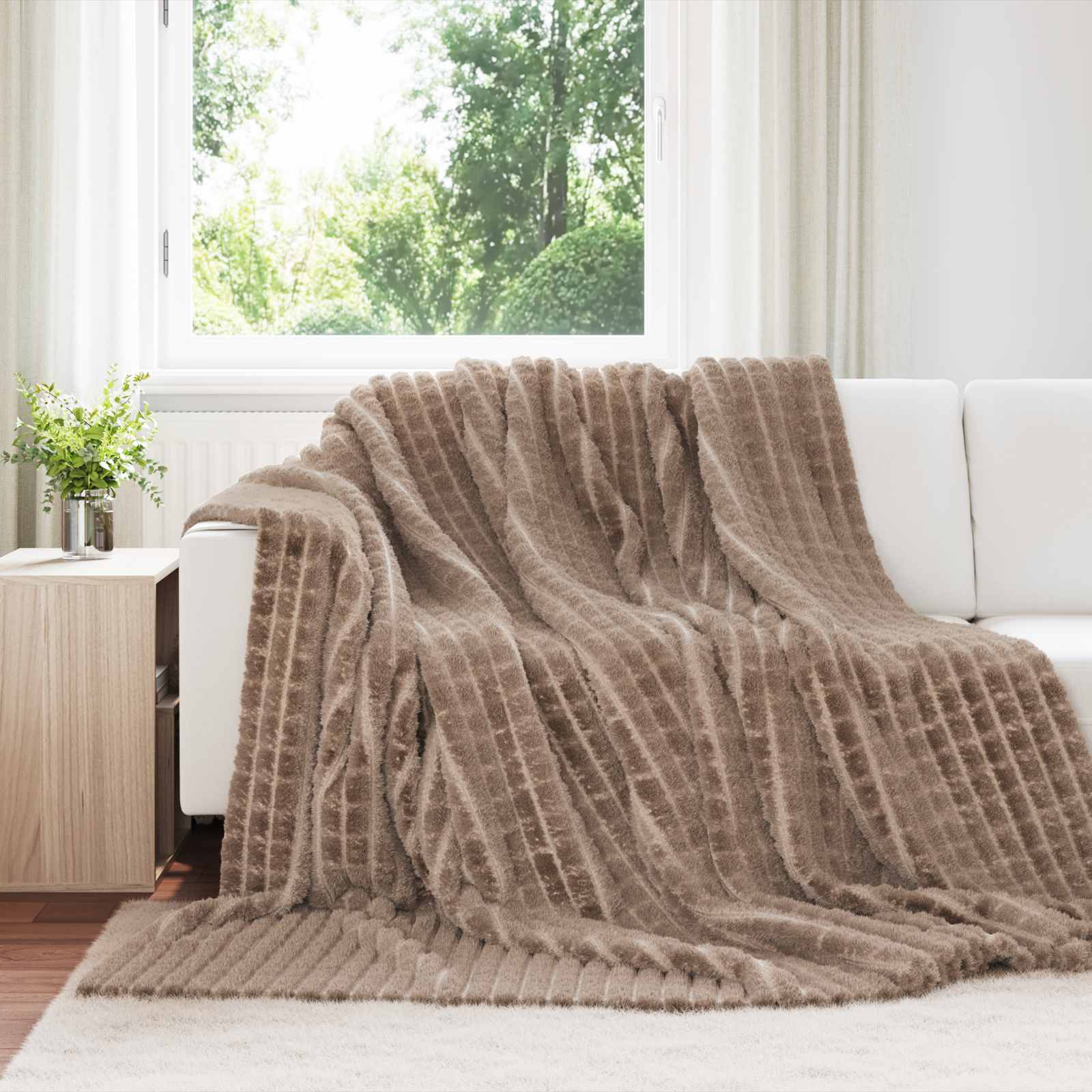 Wohndecke Kamel 240 x 220 cm 1.37 kg Fleece