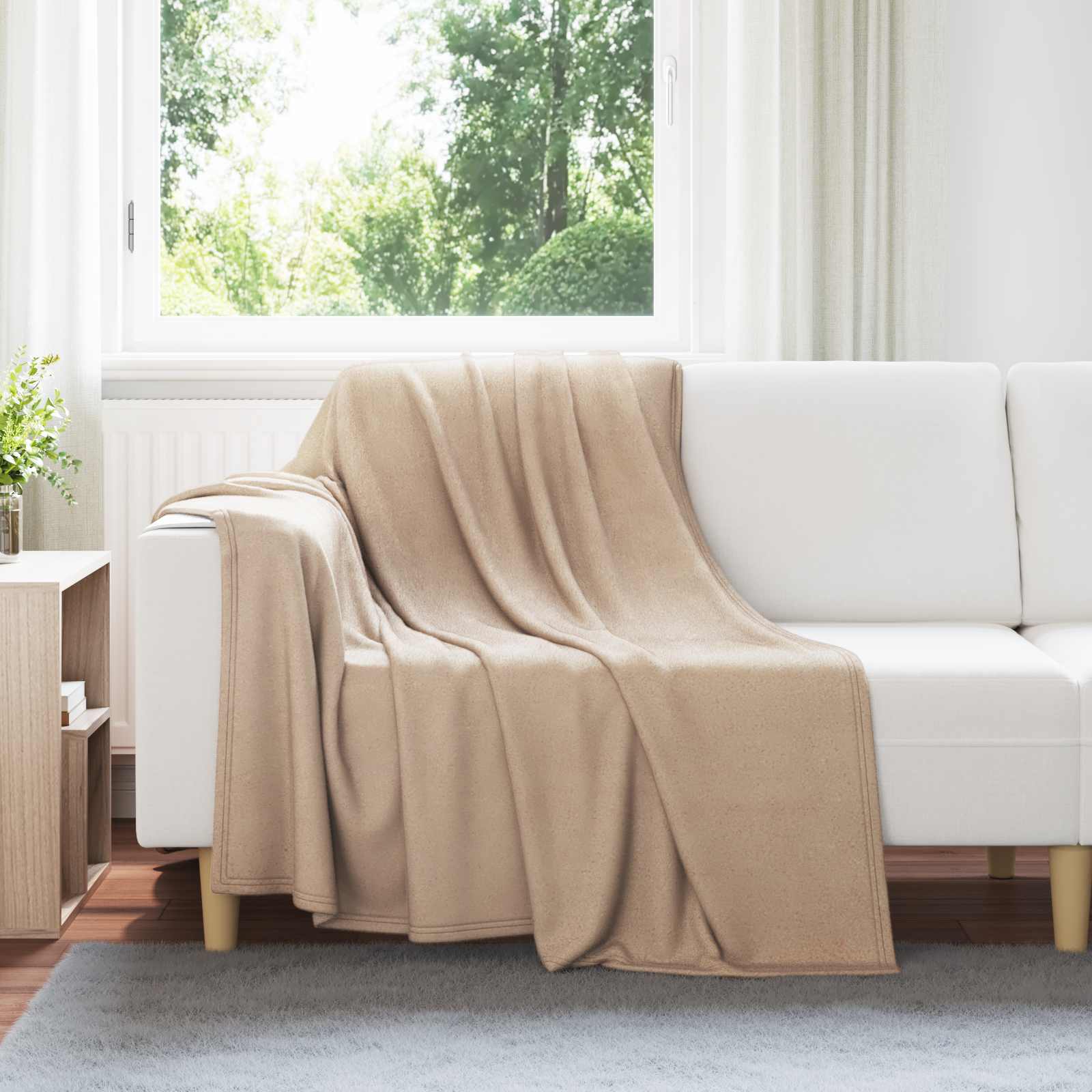 Wohndecken 24 stk. Kamel 200 x 150 cm 10.08 kg Fleece