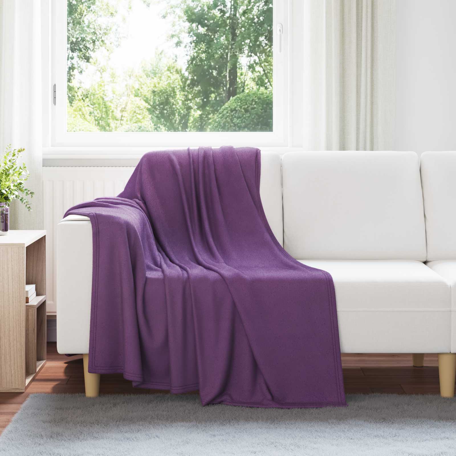 Wohndecken 24 stk. Lila 170 x 130 cm 7.43 kg Fleece