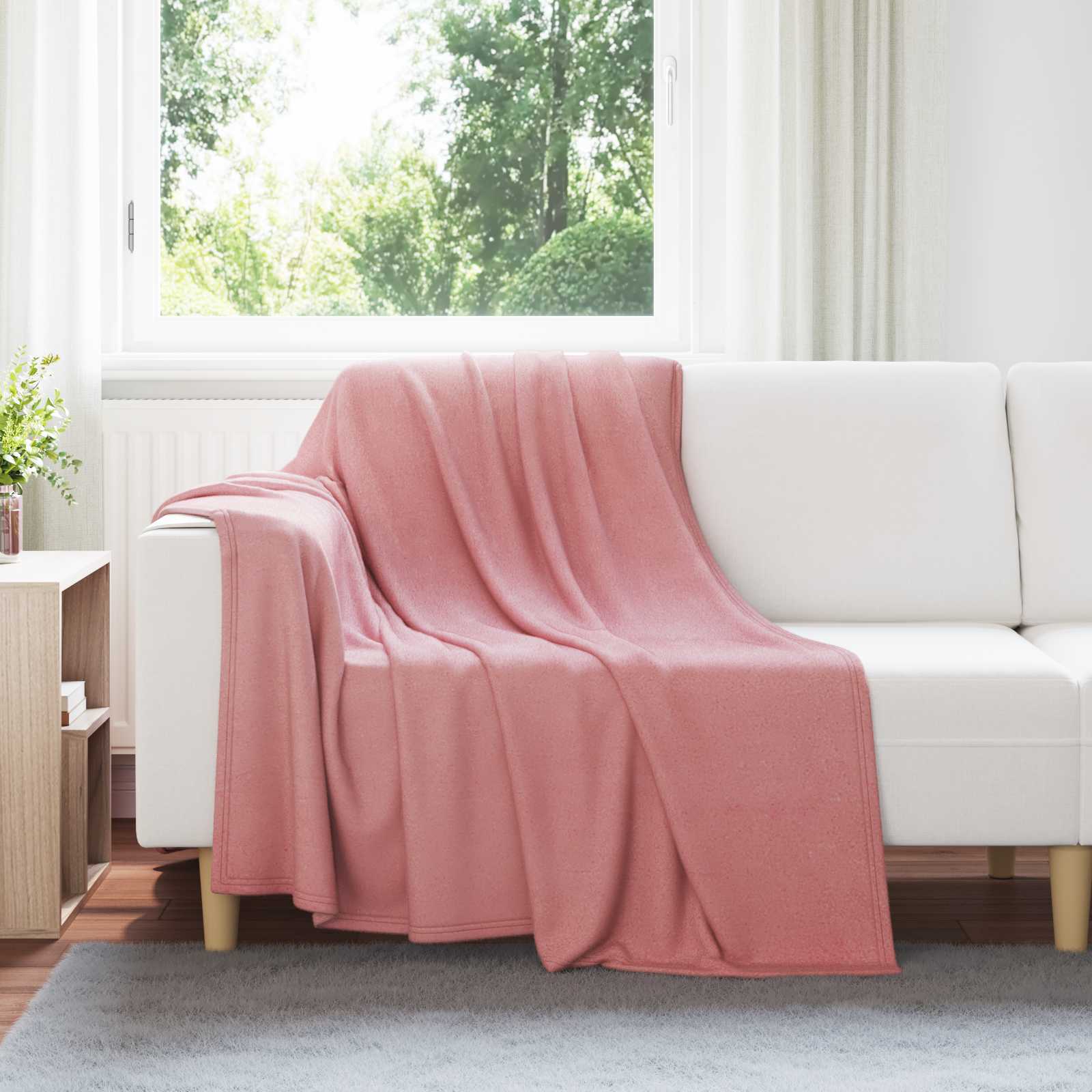 Wohndecken 24 stk. Rosa 200 x 150 cm 10.41 kg Fleece