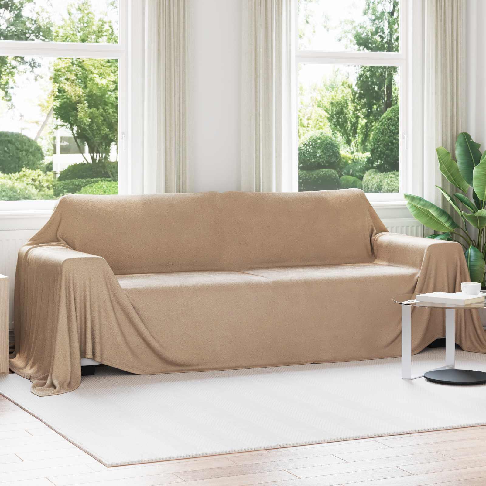 Wohndecken 6 stk. Kamel 350 x 270 cm 8.09 kg Fleece