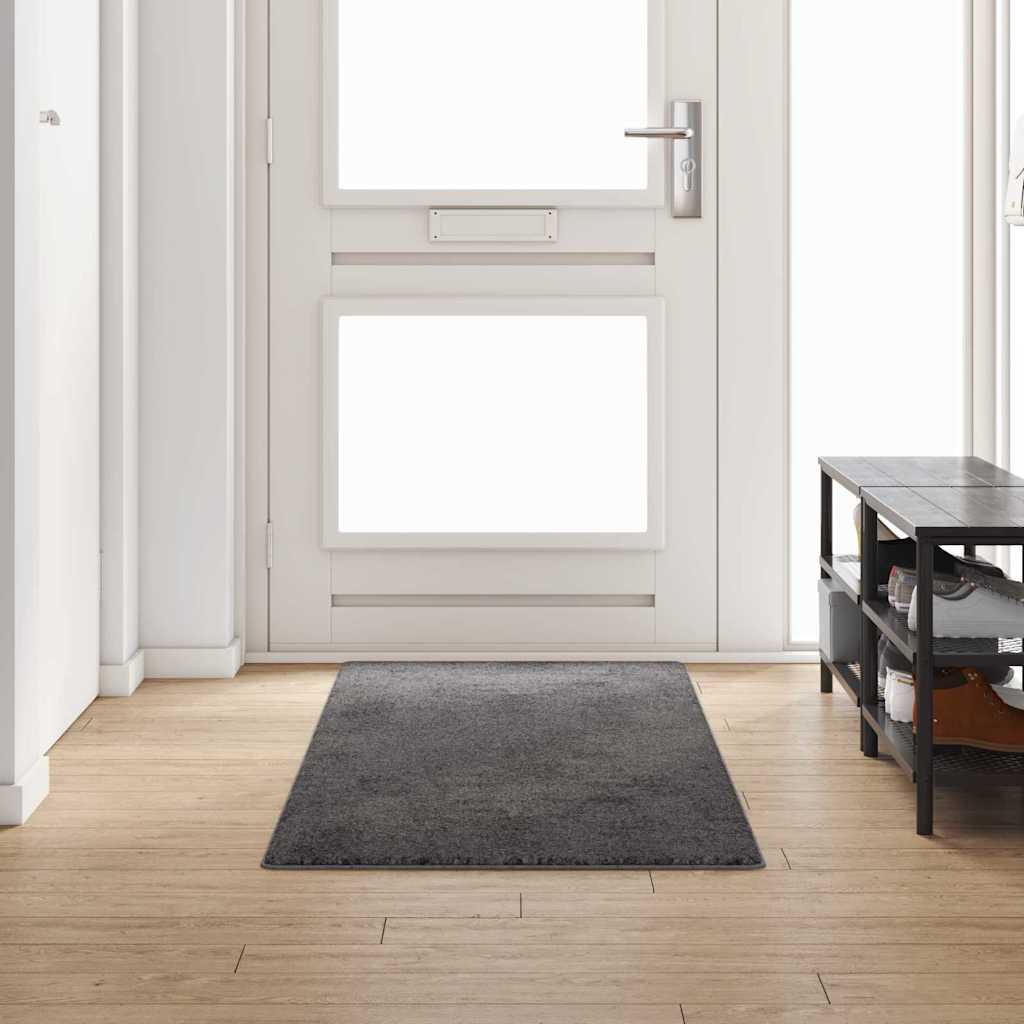 Teppichläufer Grau 80 x 250 cm 100% Polypropylen Tuft