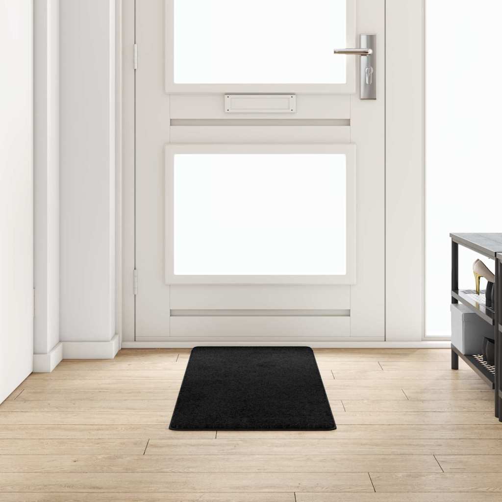 Teppichläufer Schwarz 50 x 150 cm 100% Polypropylen Tuft