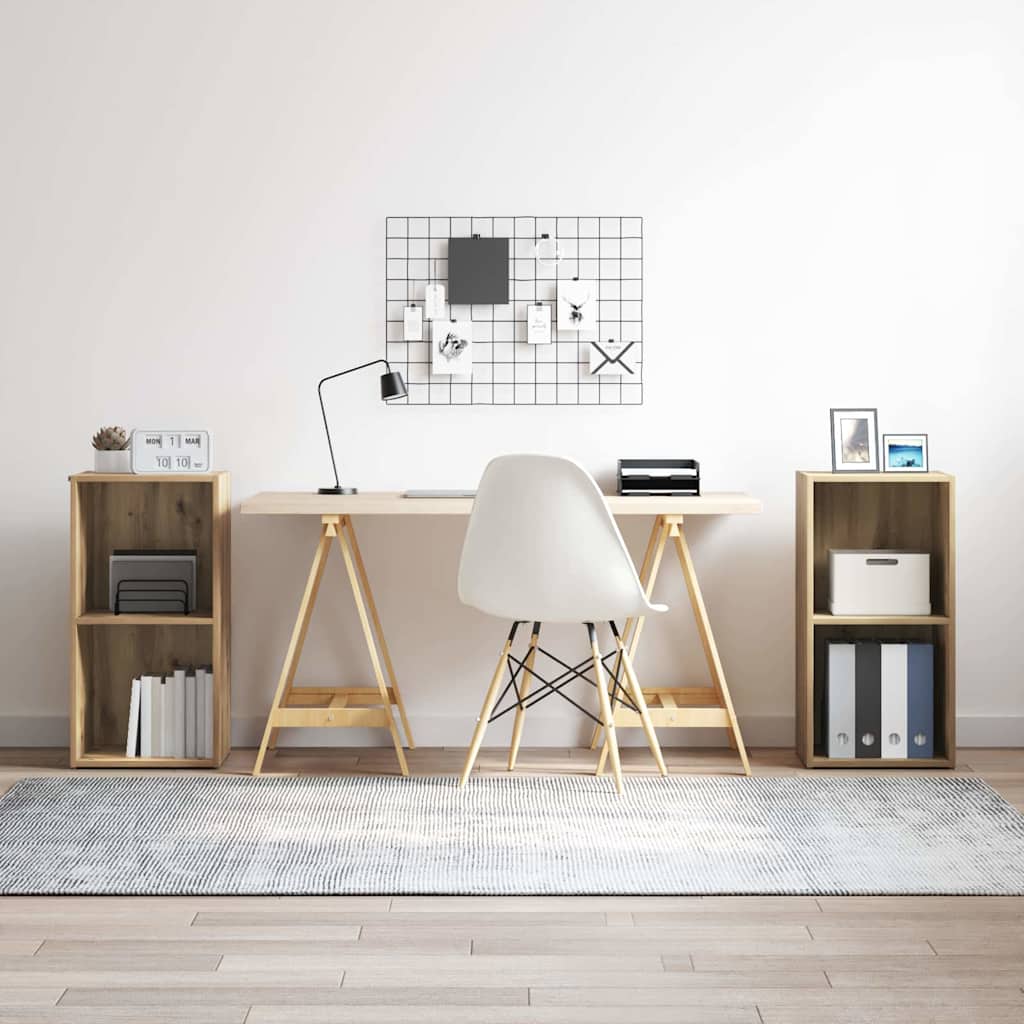 TV-Schrankset 2 stk. Artisan-Eiche Holzwerkstoff