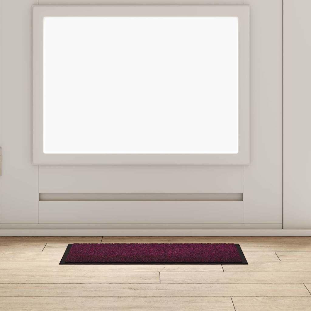Fußmatte Bordeaux 60 x 40 x 1,2 cm Teddystoff
