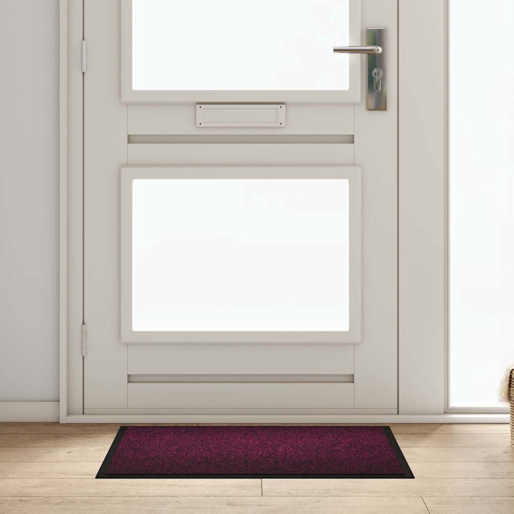 Fußmatte Bordeaux 60 x 80 x 1,2 cm Teddystoff