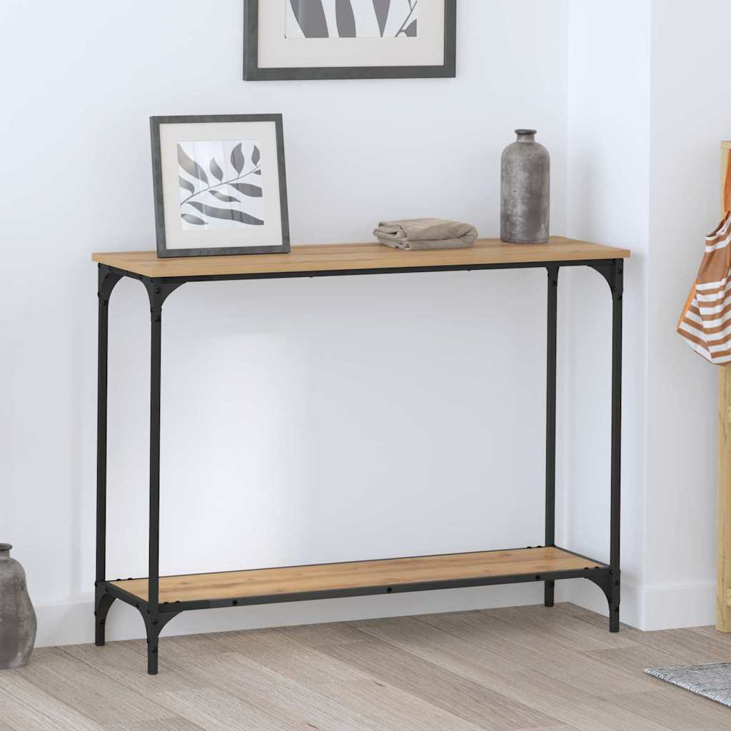 Konsolentisch Artisan-Eiche 101 x 30,5 x 75 cm Holzwerkstoff