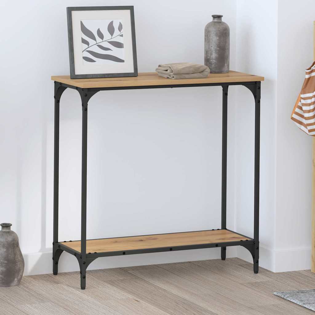Konsolentisch Artisan-Eiche 75 x 30,5 x 75 cm Holzwerkstoff