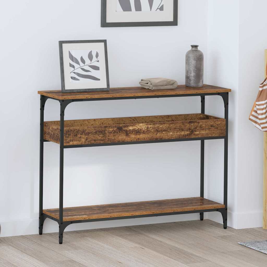 Konsolentisch Altholz 100 x 29 x 75 cm Holzwerkstoff