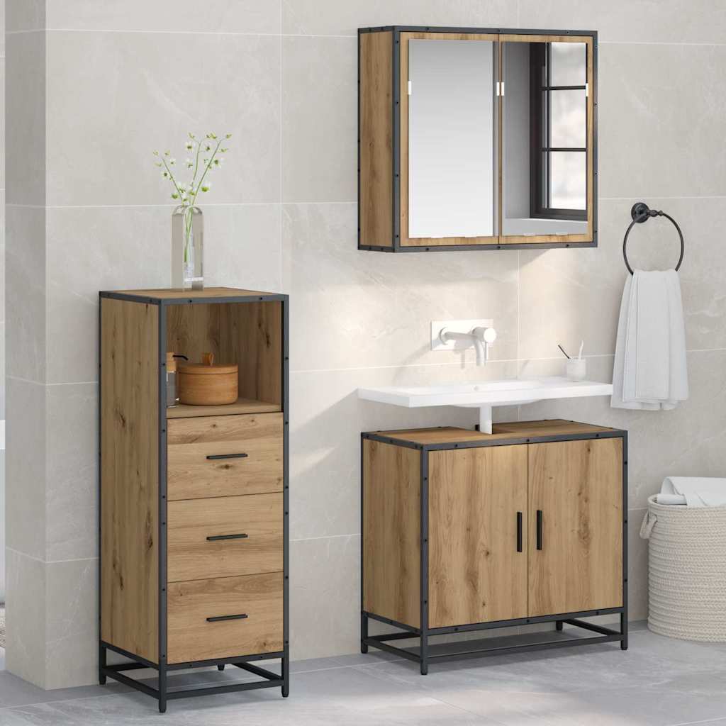 Badezimmermöbel-Set Artisan-Eiche 35 x 37,5 x 100 cm