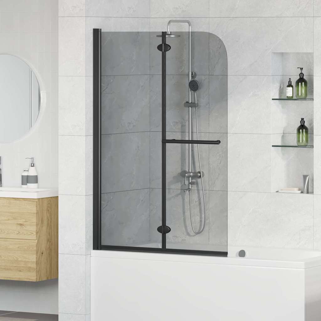 Duschabtrennung Dunkel transparent 95 x 140 cm