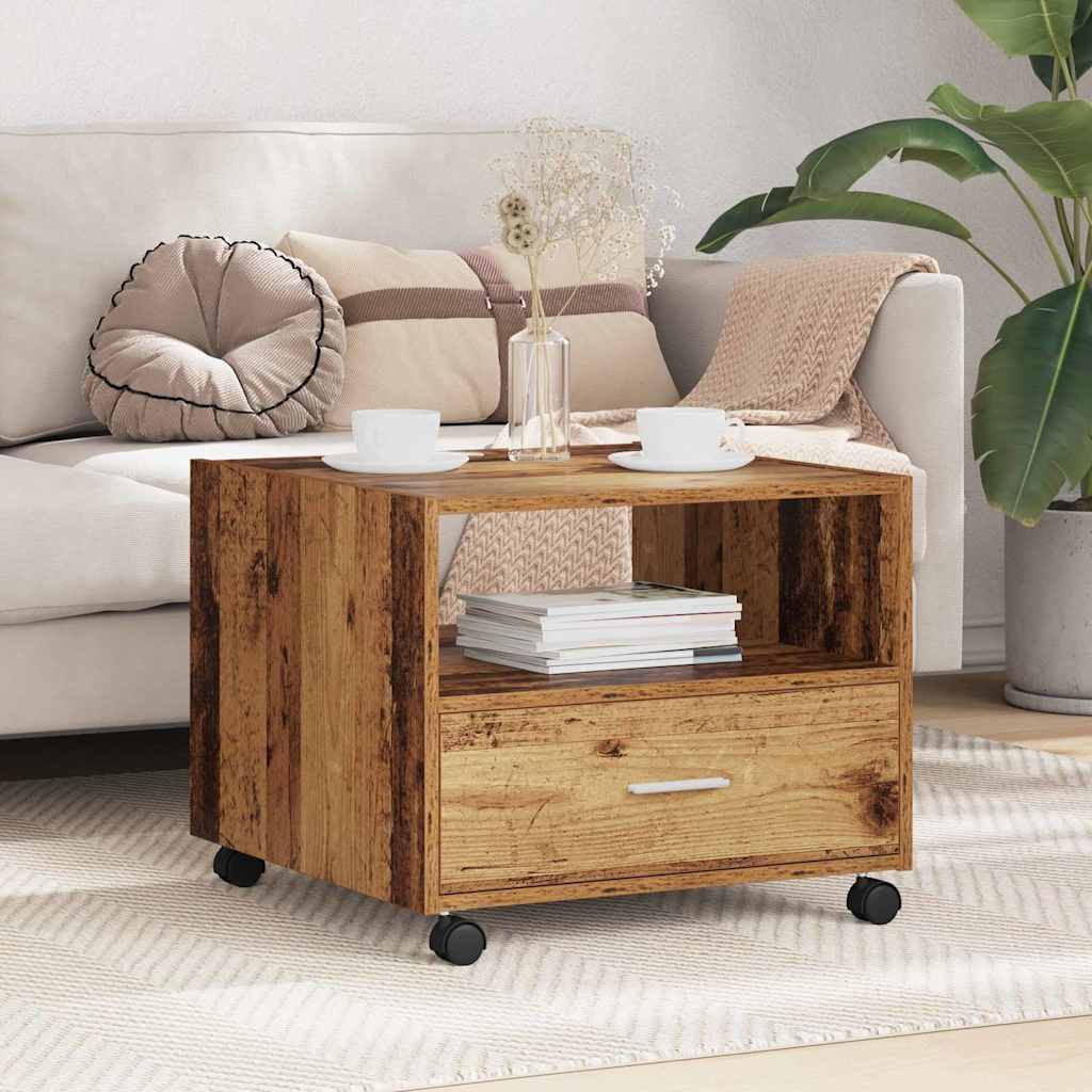 Couchtisch Altholz 55 x 55 x 45 cm Holzwerkstoff