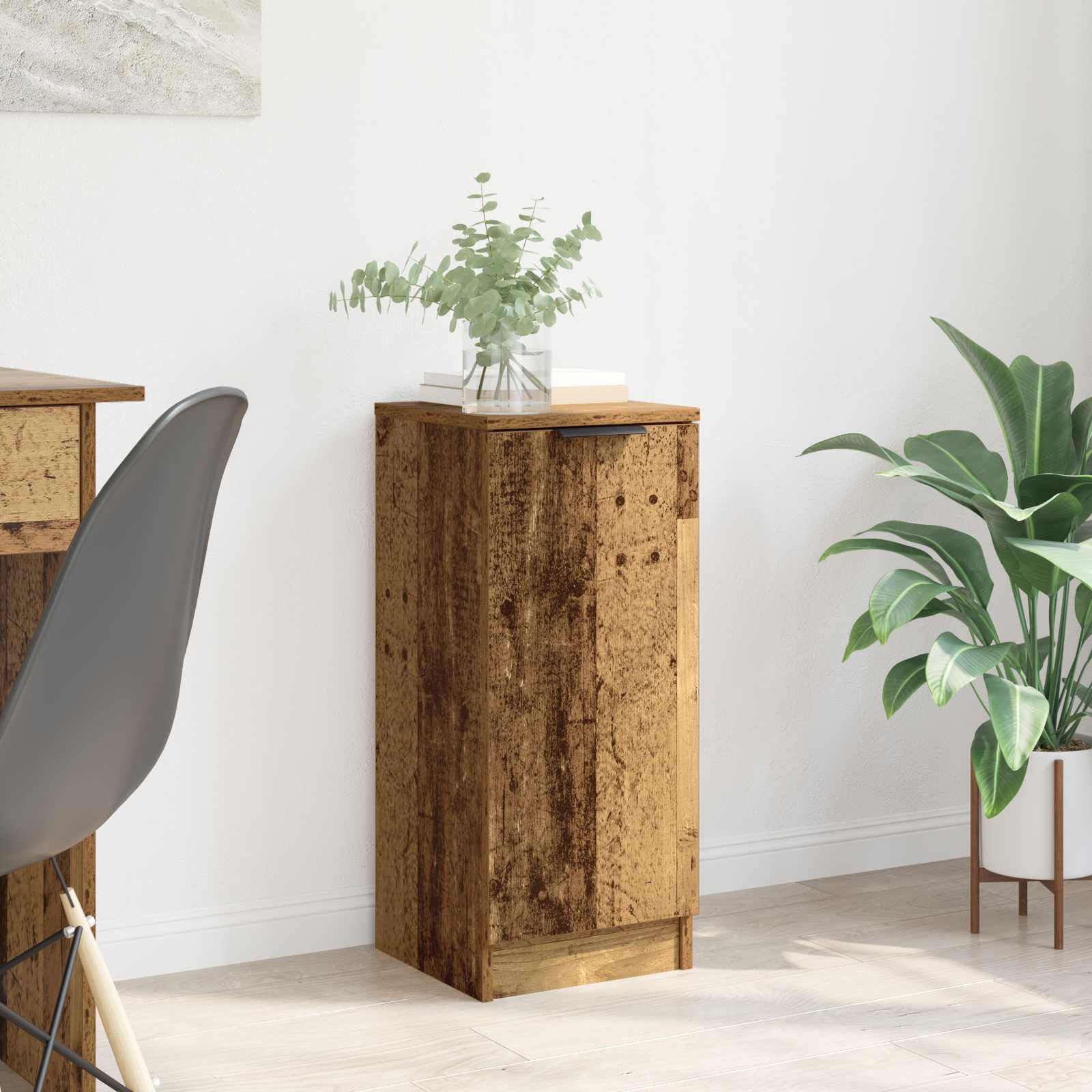 Sideboard Altholz 30 x 30 x 70 cm Holzwerkstoff