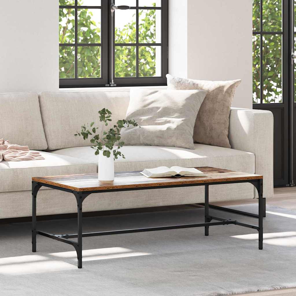 Couchtisch Altholz 100 x 50 x 35 cm Holzwerkstoff