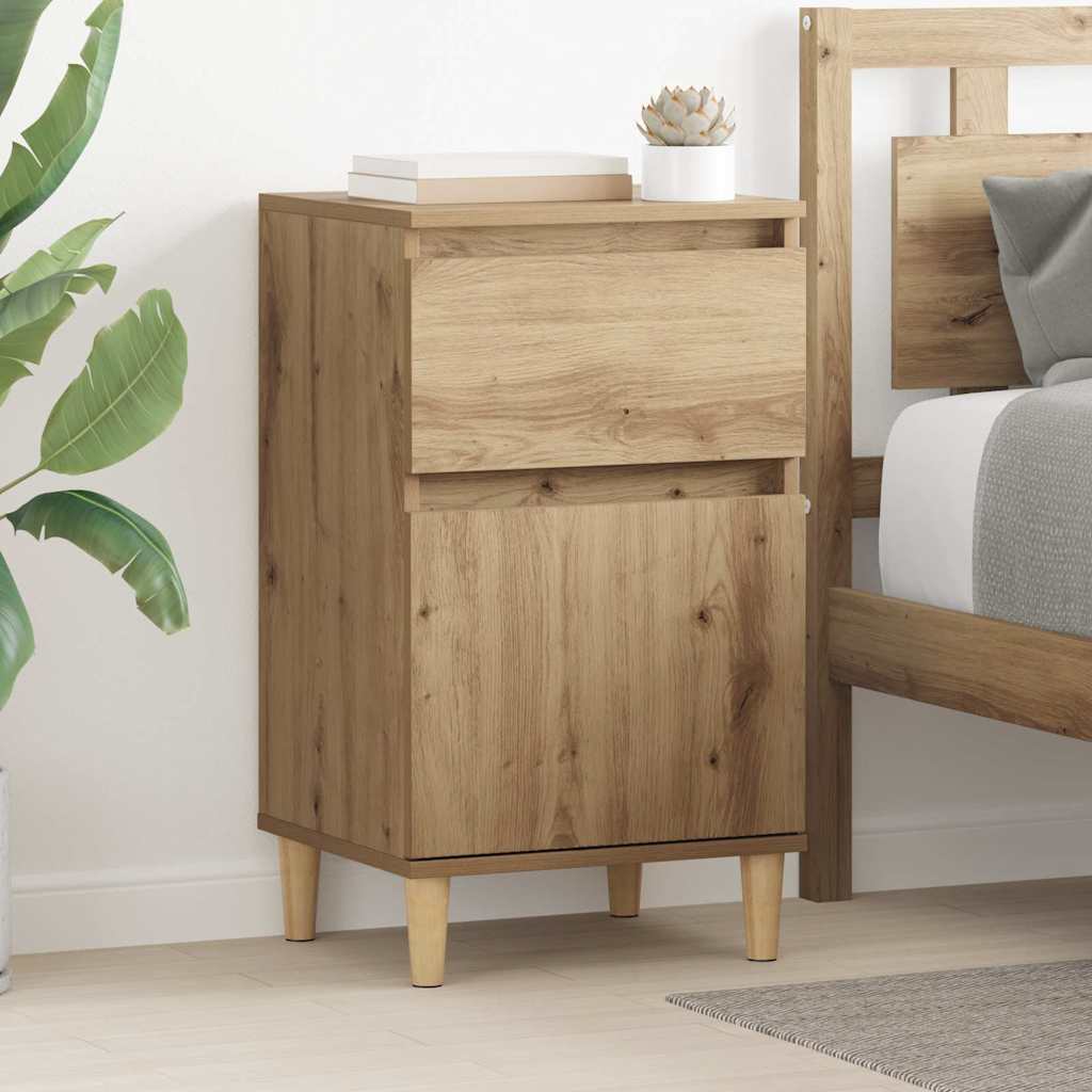 Nachttisch 2 Stk. Artisan-Eiche 40 x 35 x 70 cm Holzwerkstoff