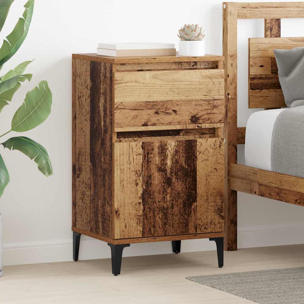 Nachttisch Altholz 40 x 35 x 70 cm Holzwerkstoff