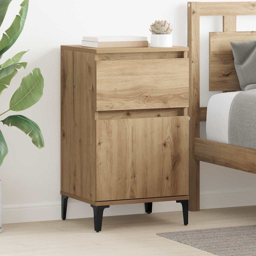 Nachttisch 2 stk. Artisan-Eiche 40 x 35 x 70 cm Holzwerkstoff