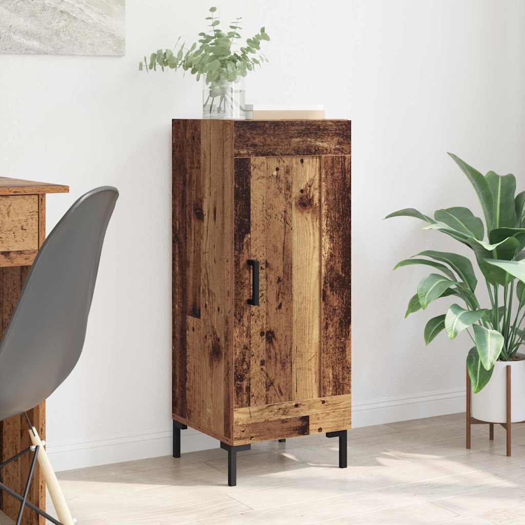 Sideboard Olden Altholz 34,5 x 34 x 90 cm Verbundholz und Eisen