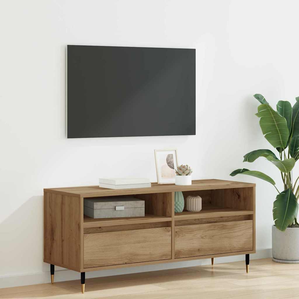 TV-Schränk 100 x 34,5 x 44,5 cm Artisan-Eiche
